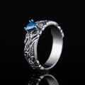 Vintage Women's Zircon Wedding Ring, European Style Engagement Proposal Jewelry Direct view 4