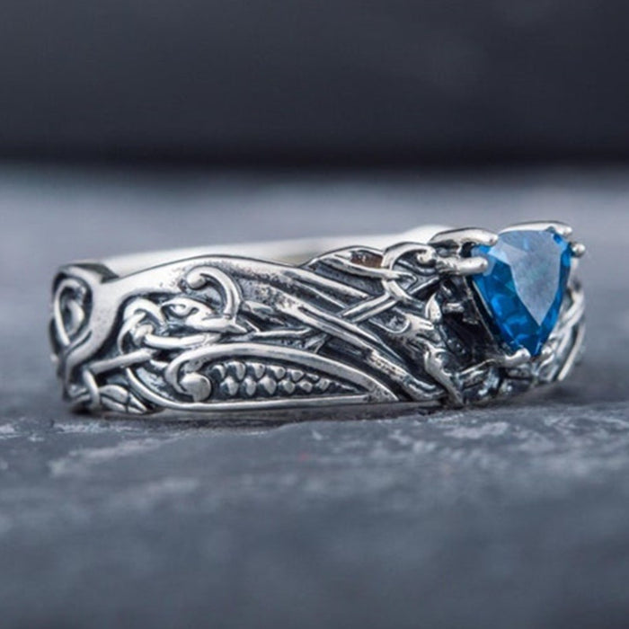 Vintage Women's Zircon Wedding Ring, European Style Engagement Proposal Jewelry Direct