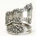 European Vintage Flower Ring For Women Party Finger Jewelry Birthday Gift Accessory view 2