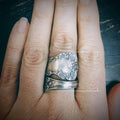 European Vintage Flower Ring For Women Party Finger Jewelry Birthday Gift Accessory view 4