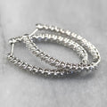 Fashion Large Hoop Earrings For Women With Micro Pave Zircon, Trendy Nightclub Jewelry view 3