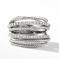 Exquisite Micro Paved Zircon Ring, European American Creative Cross Ring For Women Jewelry view 1