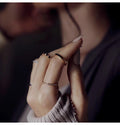 Korean Design Fashion Honeycomb Ring, Delicate Minimalist Beehive Jewelry For view 3