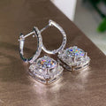 Elegant Micro Pave Zircon Huggie Earrings For Women, Versatile European Fashion Jewelry view 3