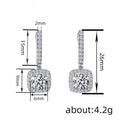 Elegant Micro Pave Zircon Huggie Earrings For Women, Versatile European Fashion Jewelry view 5