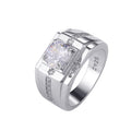 New European American Fashion Business Men's Ring Bold Statement Ring Cross Border Jewelry view 5