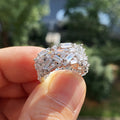 Luxury Women's Full Pave Zircon Ring European Style Fashion Party Finger Jewelry view 4