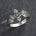 Classic Vintage Men's Statement Ring Fashion Punk Jewelry For Trendy Accessories view 5