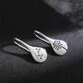 Simple Vintage Dandelion Drop Earrings For Women Commuter Niche Fashion Jewelry view 4