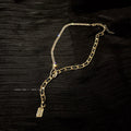Alloy Geometric Rhinestone Wrapped Good Luck Pendant Sweater Necklace Hip Hop Sweet Cool Style view 2