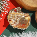 Alloy Enamel Rhinestone Santa Claus Brooch For Christmas Clothing view 3