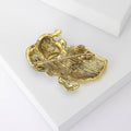 Alloy Enamel Santa Claus Brooch Pin For Christmas Apparel view 4