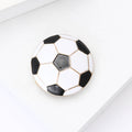 Alloy Enamel Soccer Brooch For Cartoon Suit And Coat Decoration view 4