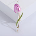 Alloy Enamel Rose Flower Brooch Pin For Women’s Apparel Decoration view 4