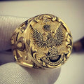 Vintage Alloy Eagle Ring For Men European American Hip Hop Statement Finger Jewelry view 1