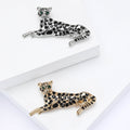 Alloy Enamel Leopard Brooch Pin For Suits And Overcoats view 1