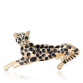 Alloy Enamel Leopard Brooch Pin For Suits And Overcoats view 5