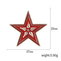 Alloy Enamel Five Point Star Brooch Pin For Fashion Apparel view 5