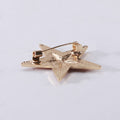 Alloy Enamel Five Point Star Brooch Pin For Fashion Apparel view 3