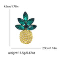 Alloy Crystal Pineapple Brooch Pin For Versatile Clothing Accessories view 5