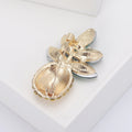Alloy Crystal Pineapple Brooch Pin For Versatile Clothing Accessories view 4