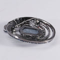 Alloy Crystal Glass Rhinestone Brooch For Suit Lapel Decoration view 3