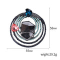 Alloy Crystal Glass Rhinestone Brooch For Suit Lapel Decoration view 5