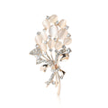 Alloy Cats Eye Bouquet Brooch Pin For Womens Apparel view 5