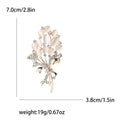 Alloy Cats Eye Bouquet Brooch Pin For Womens Apparel view 4
