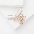Alloy Rhinestone Cat Eye Dragonfly Brooch Pin For Womens Clothing view 3