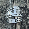 Classic Hand Holding Heart Ring European American Everyday Versatile Fashion Jewelry view 5