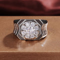 Luxury Men's Cubic Zirconia Pave Ring Fashion Wedding Jewelry view 3