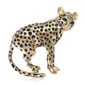 Premium Alloy Enamel Leopard Brooch Pin For Men And Women view 1