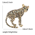 Premium Alloy Enamel Leopard Brooch Pin For Men And Women view 6