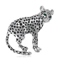 Premium Alloy Enamel Leopard Brooch Pin For Men And Women view 5