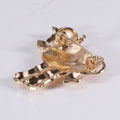 Alloy Enamel Ox Brooch With Heart For Clothing Accessories view 3