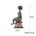 Alloy Enamel Rhinestone Dolphin Brooch Pin For Fashion Accessories view 5