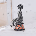 Alloy Enamel Rhinestone Dolphin Brooch Pin For Fashion Accessories view 4