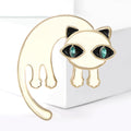 Alloy Enamel Cat Brooch For Cute Cardigan And Sweater Decoration view 3