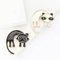 Alloy Enamel Cat Brooch For Cute Cardigan And Sweater Decoration view 2