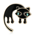 Alloy Enamel Cat Brooch For Cute Cardigan And Sweater Decoration view 1