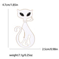 Alloy Enamel Cartoon Cat Brooch Pin For Fashion Clothing Accessories view 6