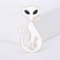 Alloy Enamel Cartoon Cat Brooch Pin For Fashion Clothing Accessories view 5