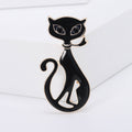 Alloy Enamel Cartoon Cat Brooch Pin For Fashion Clothing Accessories view 2