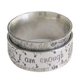 Vintage Dandelion Letter Ring I Am Enough For Women European Fashion Statement Jewelry view 3