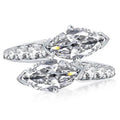 European Style Marquise Zircon Ring, Personalized Trendy Statement Finger Accessory view 1