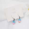 Handmade Mini Milk Tea Drink Cup Acrylic Alloy Dangle Drop Earrings Sweet Summer Korean Style Earrings view 4