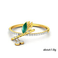 Fashion Style Fresh Tassel Ring, Trendy Chic Women Pinky Ring Jewelry Accessory view 5