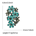 Alloy Rhinestone Floral Brooch Pin For Women'S Suits And Coats view 4