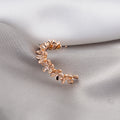 Korean Japanese Micro Paved Flower Adjustable Open Ring Simple Commuter Index Finger Ring view 2